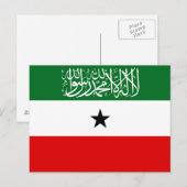 Vlag van Somaliland Briefkaart (Voorkant / Achterkant)
