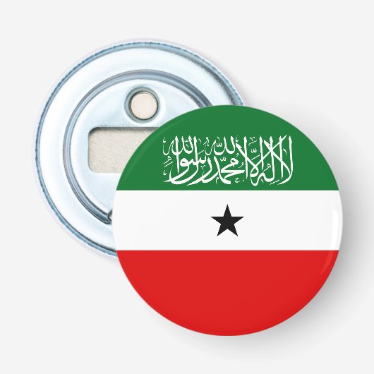 Vlag van Somaliland Button Flesopener (Voorkant)