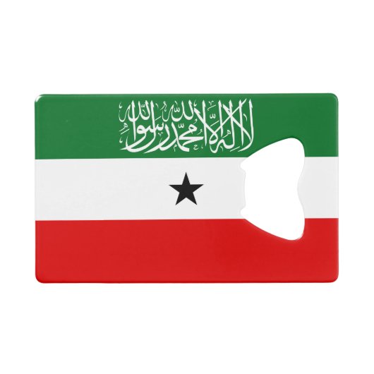 Vlag van Somaliland Creditkaart Flessenopener (Voorkant (Horizontaal))