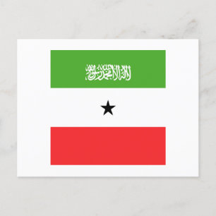 Vlag van Somaliland embleem Briefkaart