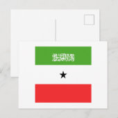 Vlag van Somaliland embleem Briefkaart (Voorkant / Achterkant)