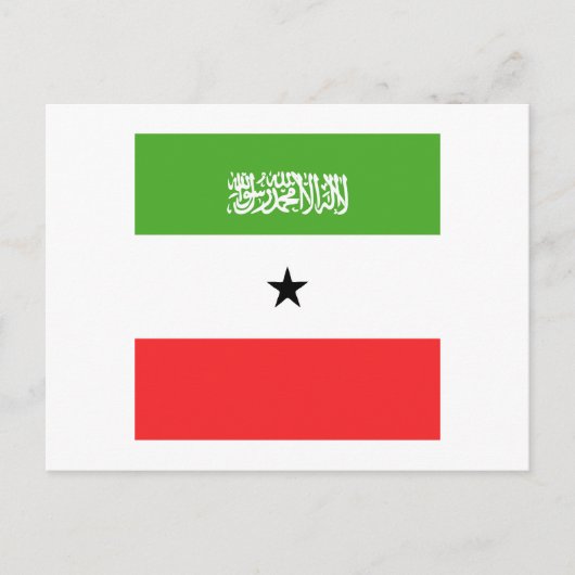 Vlag van Somaliland embleem Briefkaart (Voorkant)