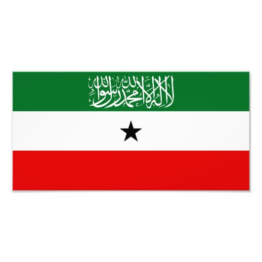 Vlag van Somaliland Foto Afdruk (Voorkant)