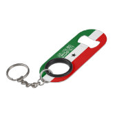 Vlag van Somaliland Mini Flessenopener (Voorkant Gekanteld)