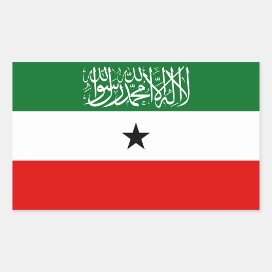 Vlag van Somaliland Rechthoekige Sticker (Voorkant)