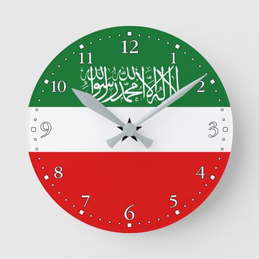 Vlag van Somaliland Ronde Klok (Voorkant)