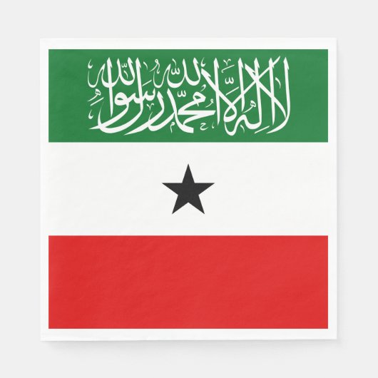 Vlag van Somaliland Servet (Voorkant)