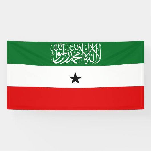 Vlag van Somaliland Spandoek (Horizontaal)