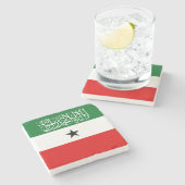 Vlag van Somaliland Stenen Onderzetter (Zijkant)