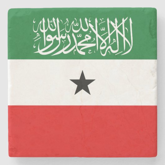 Vlag van Somaliland Stenen Onderzetter (Voorkant)