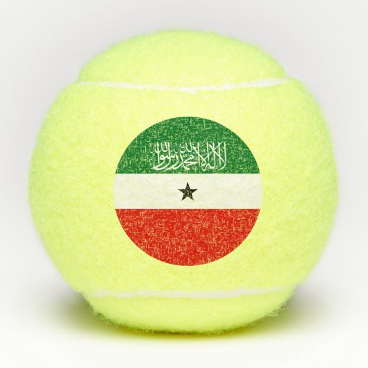 Vlag van Somaliland Tennisballen (Voorkant)