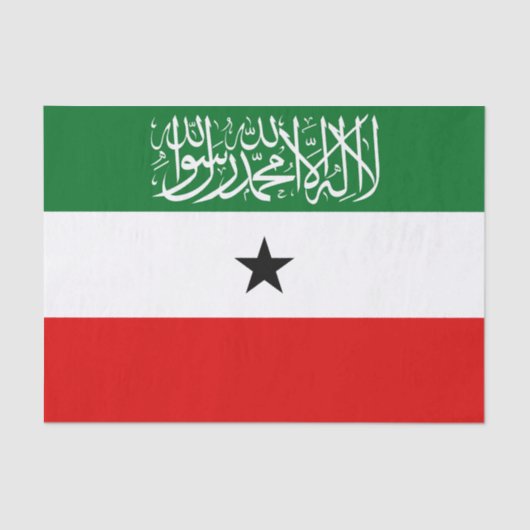 Vlag van Somaliland Tissuepapier (Voorkant)