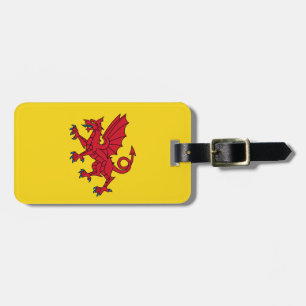 Vlag van Somerset Bagagelabel