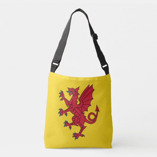 Vlag van Somerset Crossbody Bag Tas (Voorkant)