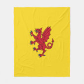 Vlag van Somerset Fleece Deken (Voorkant)