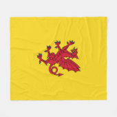 Vlag van Somerset Fleece Deken (Voorkant (Horizontaal))