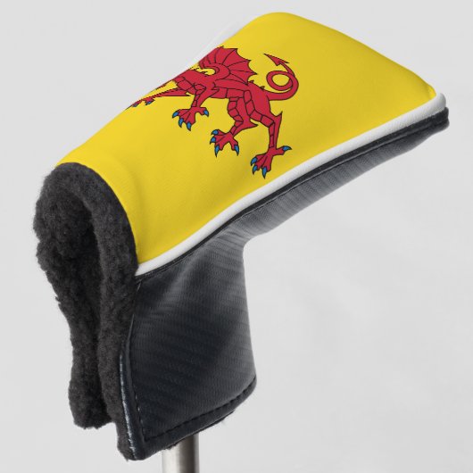 Vlag van Somerset Golf Head Hoesje Golfheadcover (3/4 voorkant)
