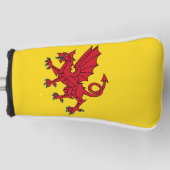 Vlag van Somerset Golf Head Hoesje Golfheadcover (Voorkant)