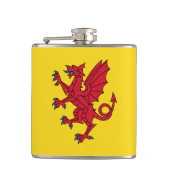 Vlag van Somerset Hip-kolf Heupfles (Voorkant)