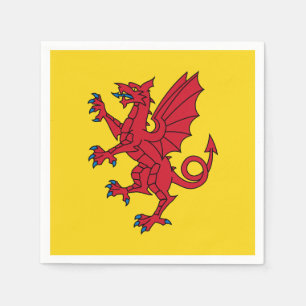 Vlag van Somerset Papieren servetten