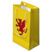 Vlag van Somerset Small Gift Bag Klein Cadeauzakje (Voorkant Gekanteld)