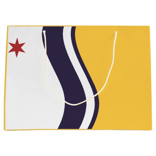 Vlag van South Bend, Indiana Groot Cadeauzakje (Voorkant)