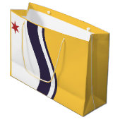 Vlag van South Bend, Indiana Groot Cadeauzakje (Voorkant Gekanteld)