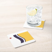 Vlag van South Bend, Indiana Kartonnen Onderzetters (Insitu)