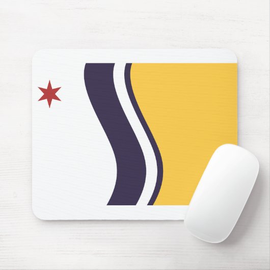 Vlag van South Bend, Indiana Muismat (Met muis)