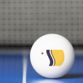 Vlag van South Bend, Indiana Pingpongbal (Net)