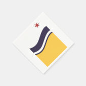 Vlag van South Bend, Indiana Servet (Hoek)