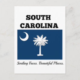 Vlag van South Carolina Briefkaart