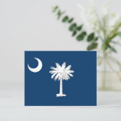 Vlag van South Carolina Briefkaart (Staand voorkant)
