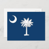 Vlag van South Carolina Briefkaart (Voorkant / Achterkant)