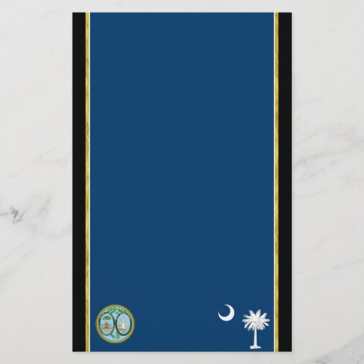 vlag van South Carolina Briefpapier (Voorkant)