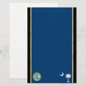 vlag van South Carolina Briefpapier (Voorkant / Achterkant)