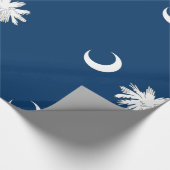 vlag van South Carolina Cadeaupapier (Hoek)