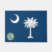 vlag van South Carolina Deurmat