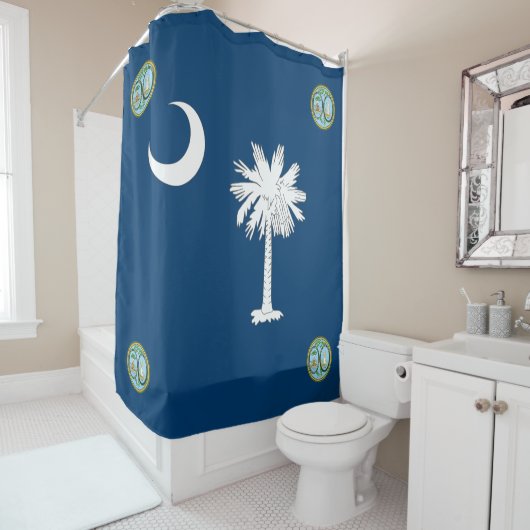 vlag van South Carolina Douchegordijn (In situ)