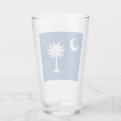 vlag van South Carolina Glas (Achterkant)