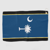 vlag van South Carolina Golfhanddoek (Horizontaal)
