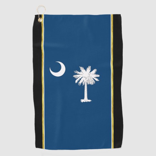 vlag van South Carolina Golfhanddoek (Voorkant)