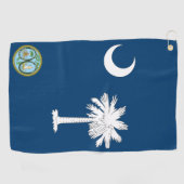 vlag van South Carolina Golfhanddoek (Horizontaal)