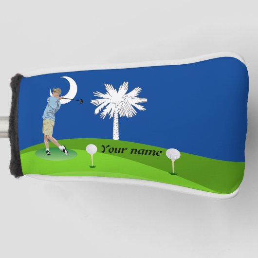 vlag van South Carolina Golfheadcover (Voorkant)
