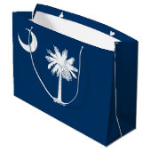 Vlag van South Carolina Groot Cadeauzakje (Achterkant Gekanteld)