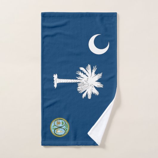 vlag van South Carolina Handdoek (Handdoek)