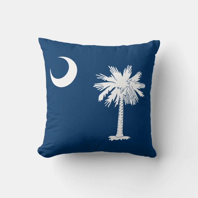 Vlag van South Carolina Kussen (Voorkant)