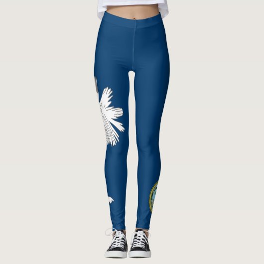 vlag van South Carolina Leggings (Voorkant)
