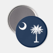 vlag van South Carolina Magneet (Voorkant / Achterkant)