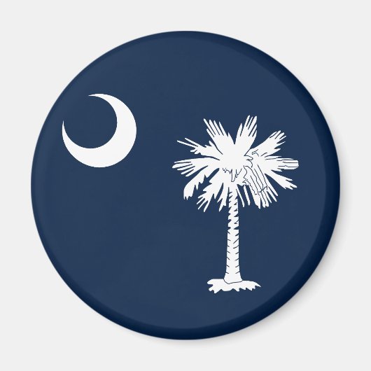 vlag van South Carolina Magneet (Voorkant)